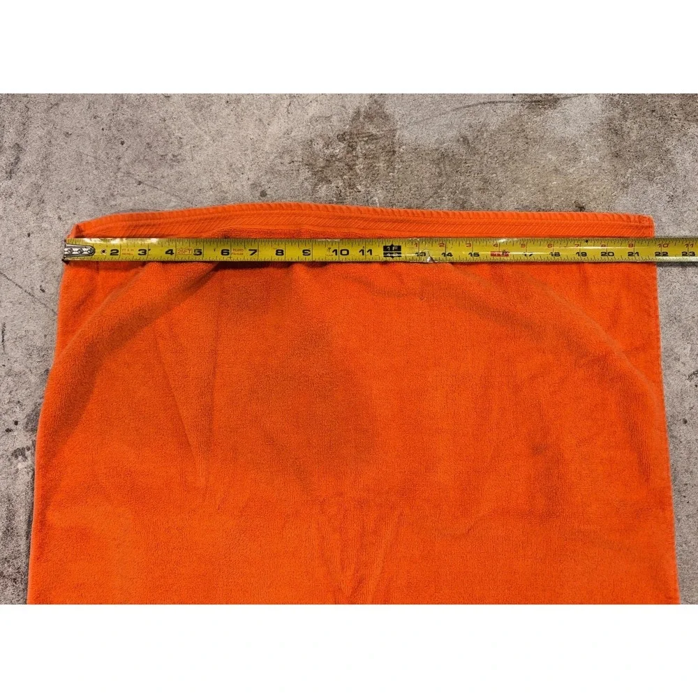 Vintage Groovy Orange Butterfly 6pc Towel Set Cannon JC Penney Utica Rare